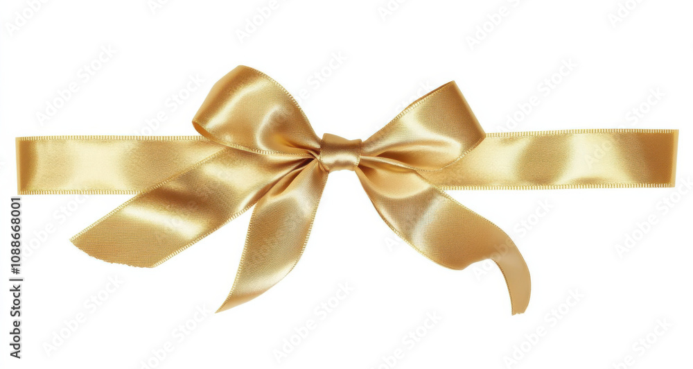 beautiful golden satin ribbon bow, perfect for gift wrapping and decorations, adds elegance and charm to any occasion beautiful golden satin ribbon bow, perfect for gift wrapping and decorations, adds elegance and charm to any occasion