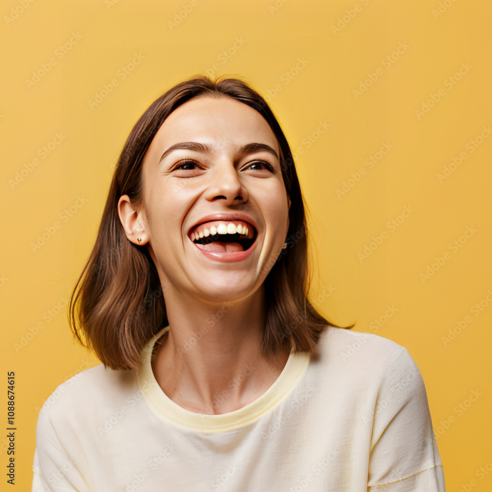 portrait of a woman smiling portrait of a woman smiling