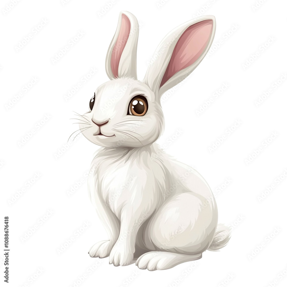 Cute White Rabbit Cute White Rabbit