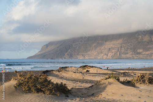 Atardeceres en el rico de Famara (Lanzarote,Canarias)