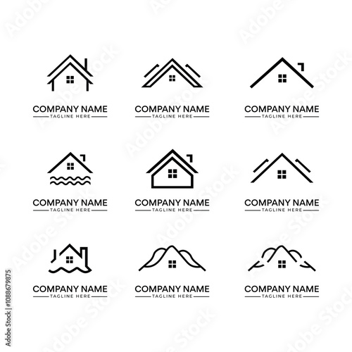 Different houses icon.