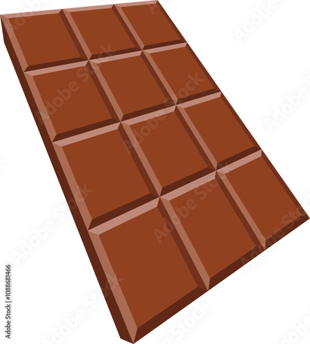 Chocolate bar illustration