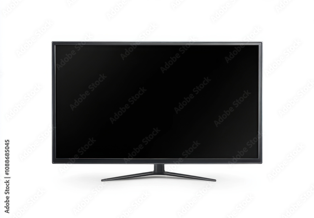 sleek, modern flat screen television with minimalist design, perfect for any living space. Its black screen and elegant stand enhance contemporary decor sleek, modern flat screen television with minimalist design, perfect for any living space. Its black screen and elegant stand enhance contemporary decor