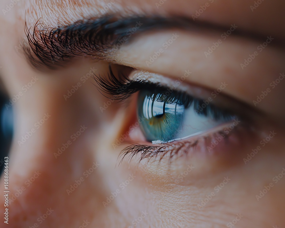 sensitive sadness concept. Close-up of a human eye showcasing vibrant colors and intricate details, capturing emotion and depth in a stunning way. sensitive sadness concept. Close-up of a human eye showcasing vibrant colors and intricate details, capturing emotion and depth in a stunning way.