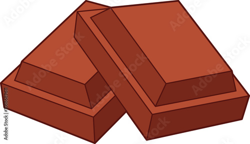 Chocolate bar illustration