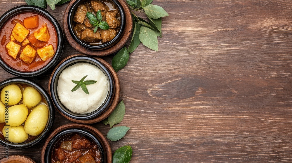 Rustic Dinner Event Featuring Slow-Cooked Sides in Cozy Kitchen Setting Emphasizing Warmth and Comfort