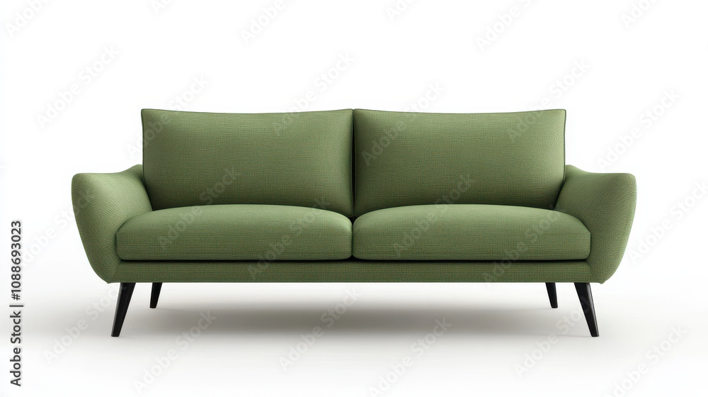 modern green sofa with sleek design and comfortable cushions, perfect for contemporary living spaces modern green sofa with sleek design and comfortable cushions, perfect for contemporary living spaces