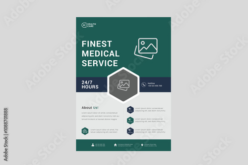 Corporate Healthcare and Medical Flyer Design Templates