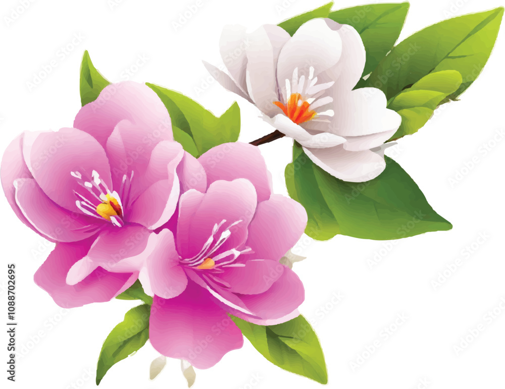 Fototapeta premium Vector beautiful flower design