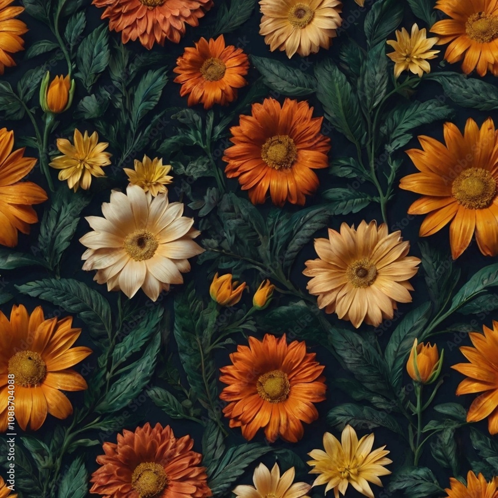Obraz premium chrysanthemum flowers
