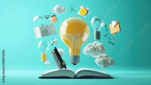 Skills Education Learning Personal development Competency Business concept.