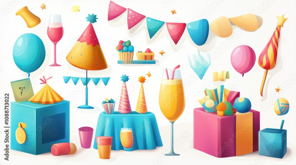 Spare time ideas for self-isolation in Covid-2019 quarantine icons set. Self-isolation party, online birthday party, online friends party metaphors. Vector isolated concept metaphor illustrations Spare time ideas for self-isolation in Covid-2019 quarantine icons set. Self-isolation party, online birthday party, online friends party metaphors. Vector isolated concept metaphor illustrations