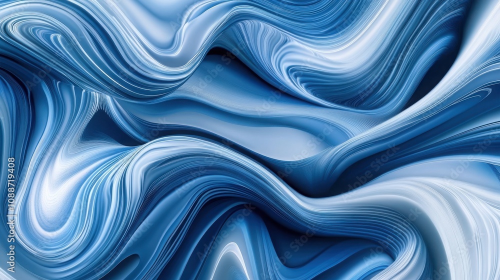 An abstract illustration featuring flowing waves in varying shades of blue. The smooth curves and swirls create a dynamic visual effect. An abstract illustration featuring flowing waves in varying shades of blue. The smooth curves and swirls create a dynamic visual effect.