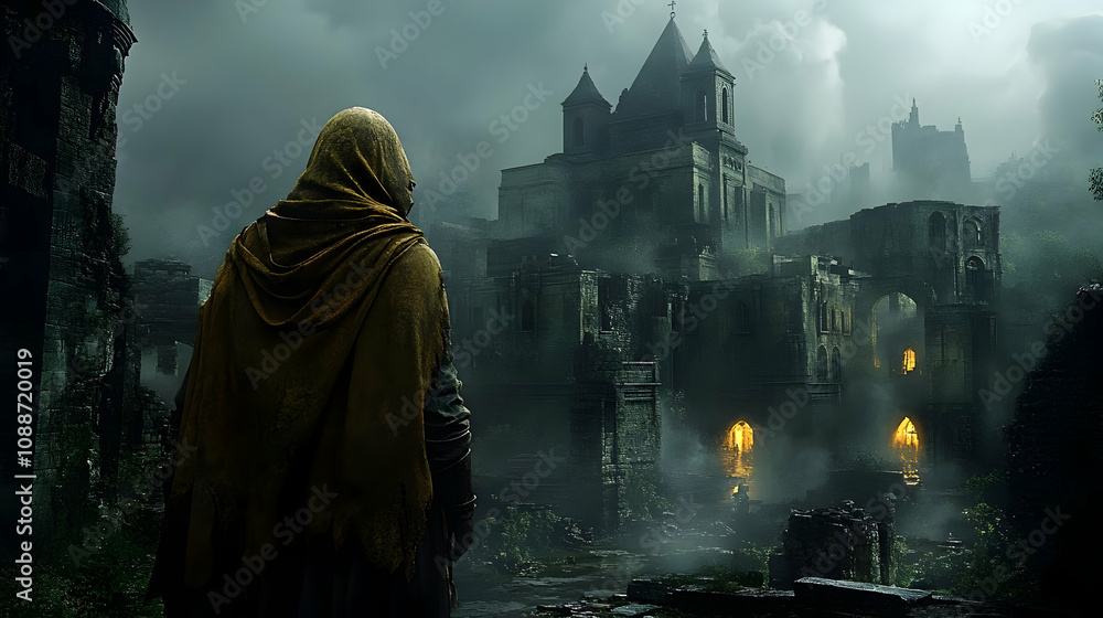 Gloomy Ruins: A Traveler's Journey Through Ancient Stones Gloomy Ruins: A Traveler's Journey Through Ancient Stones