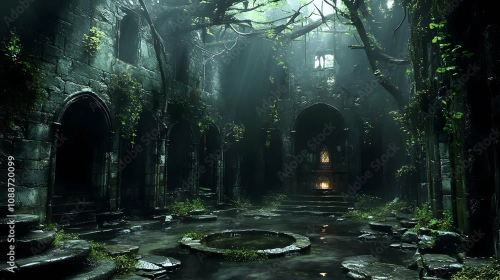 Overgrown Ruins: Exploring Ancient Stone Architecture Mysteriously Submerged Overgrown Ruins: Exploring Ancient Stone Architecture Mysteriously Submerged
