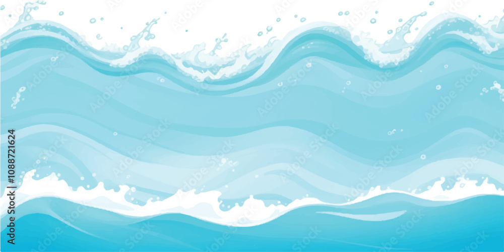 Transparent abstract soft green and blue abstract water color ocean wave texture background. Banner Graphic Resource as background for ocean wave and water wave abstract graphics Transparent abstract soft green and blue abstract water color ocean wave texture background. Banner Graphic Resource as background for ocean wave and water wave abstract graphics