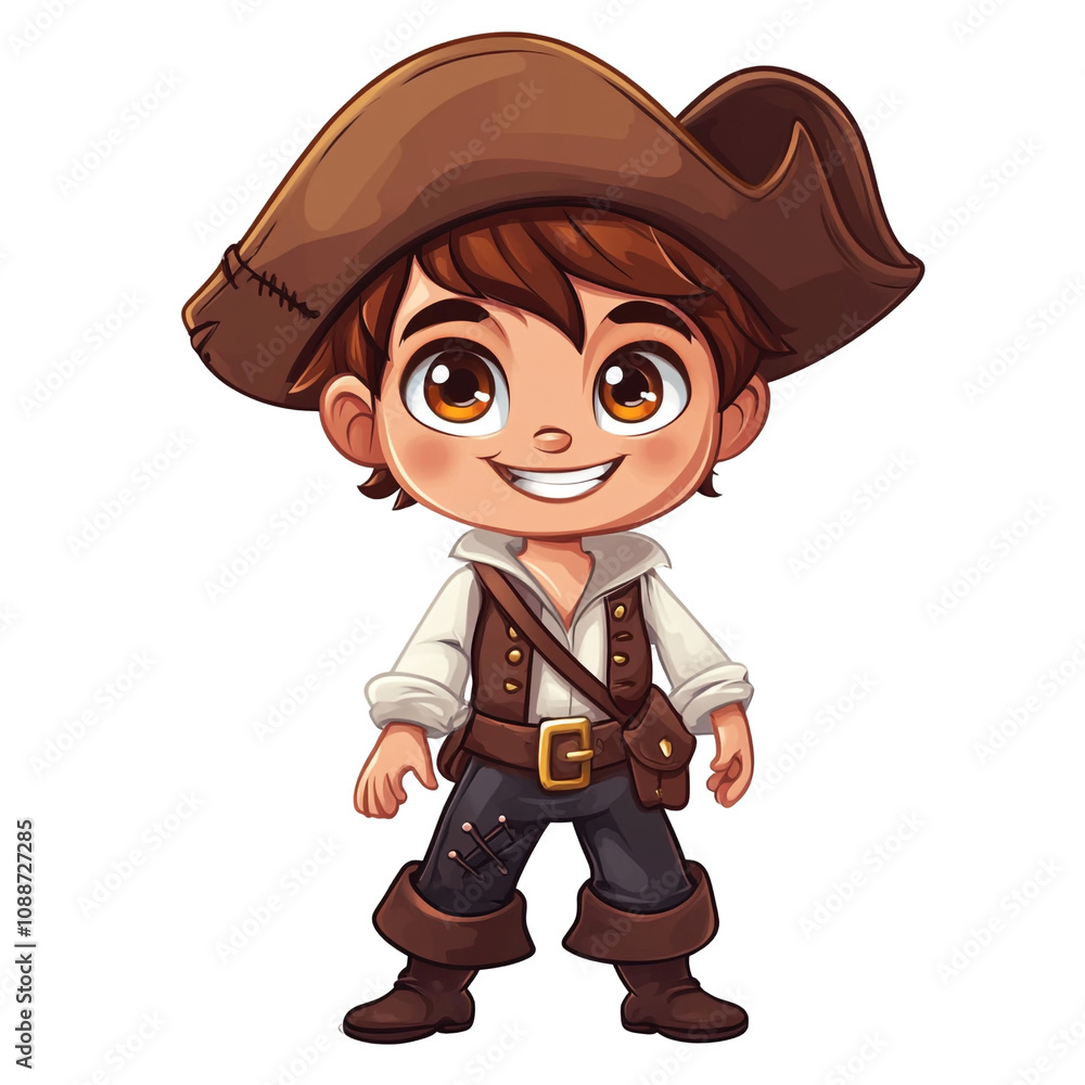 Adorable Little Pirate: A Cartoon Adventure Adorable Little Pirate: A Cartoon Adventure