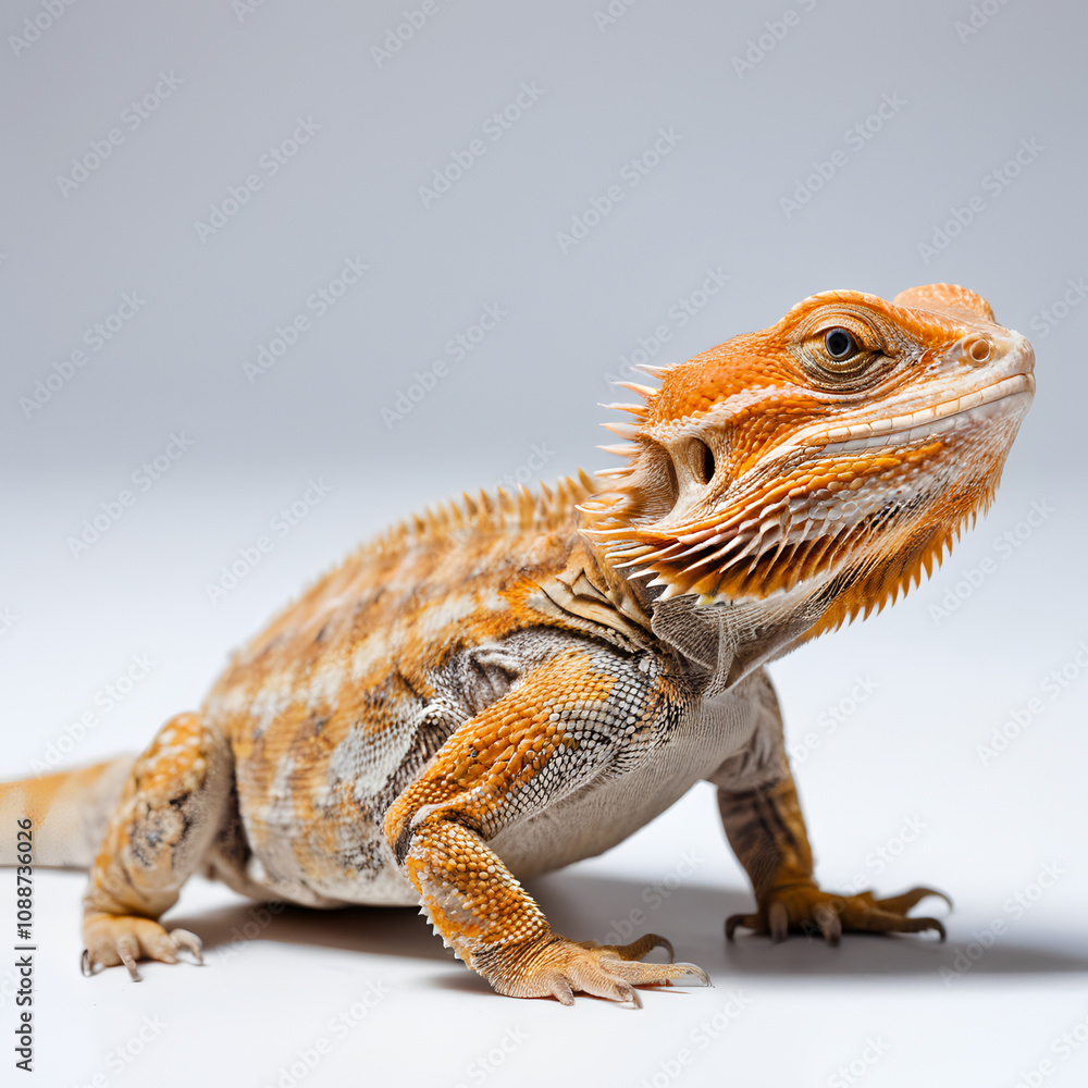 Obraz premium iguana isolated on white