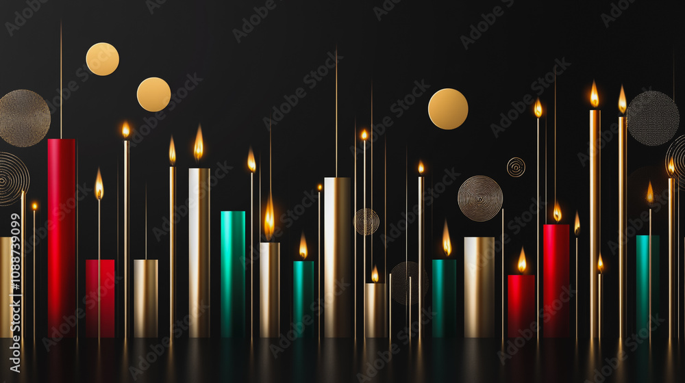 Abstract black background with 3D Colorful charts and graphs with statistics to innovative analyze business potential and forecast future development of companies growth. Abstract black background with 3D Colorful charts and graphs with statistics to innovative analyze business potential and forecast future development of companies growth.