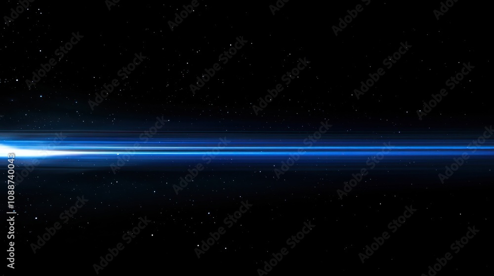 Obraz premium A gradient outer space background transitioning from deep blue to black, evoking the mystery of the universe