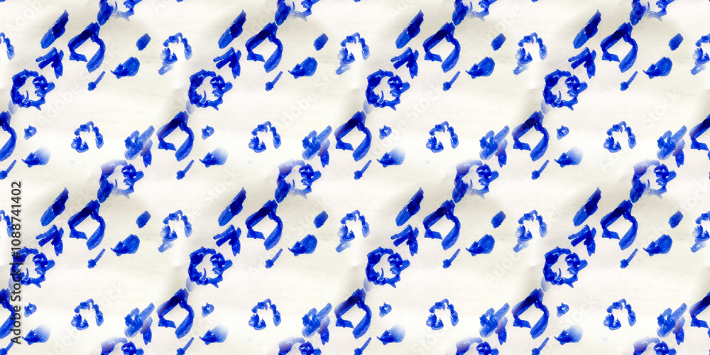 Navy Blue Fabric Texture. White Exotic Animal Navy Blue Fabric Texture. White Exotic Animal