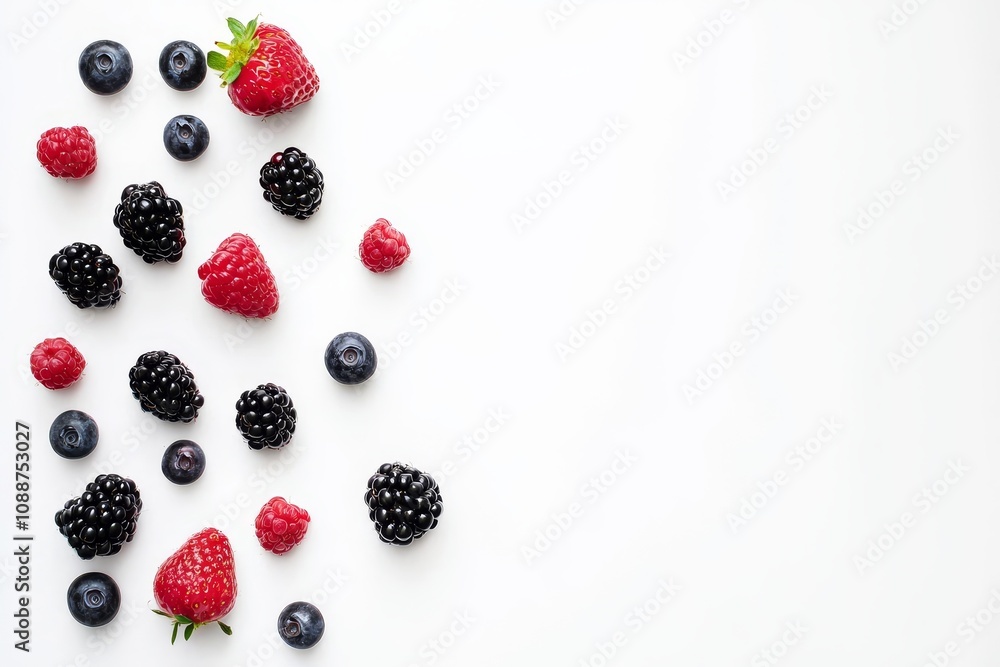 Mixed groups of fresh berries with a natural background. In addition to strawberries, raspberries and blueberries, this fruit also boasts a high level of vitamins and minerals. Mixed groups of fresh berries with a natural background. In addition to strawberries, raspberries and blueberries, this fruit also boasts a high level of vitamins and minerals.