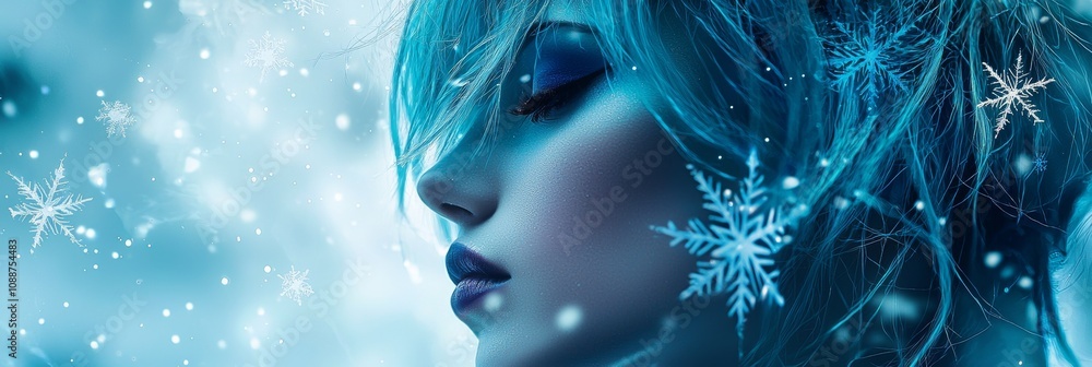 Woman's face with digital DNA strand overlay, suitable for genetics, healthcare, and biotech topics. Woman's face with digital DNA strand overlay, suitable for genetics, healthcare, and biotech topics.
