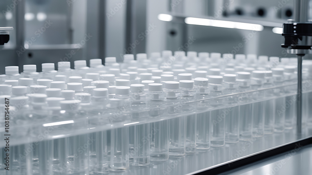 Obraz premium Test Tubes in Laboratory Settings for Scientific Research and Experiments