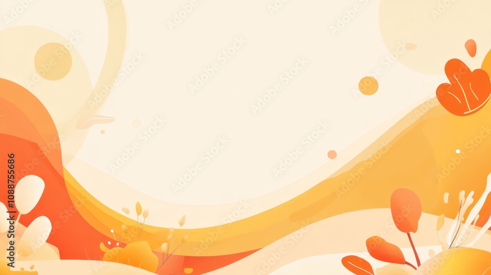 A vibrant abstract background featuring warm color and floral elements, suitable for various designs. A vibrant abstract background featuring warm color and floral elements, suitable for various designs.