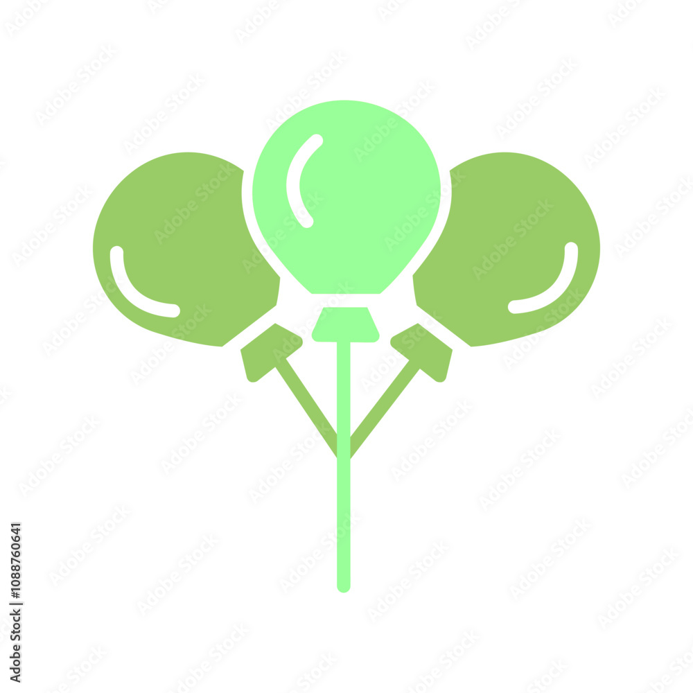 Balloons Vector Icon