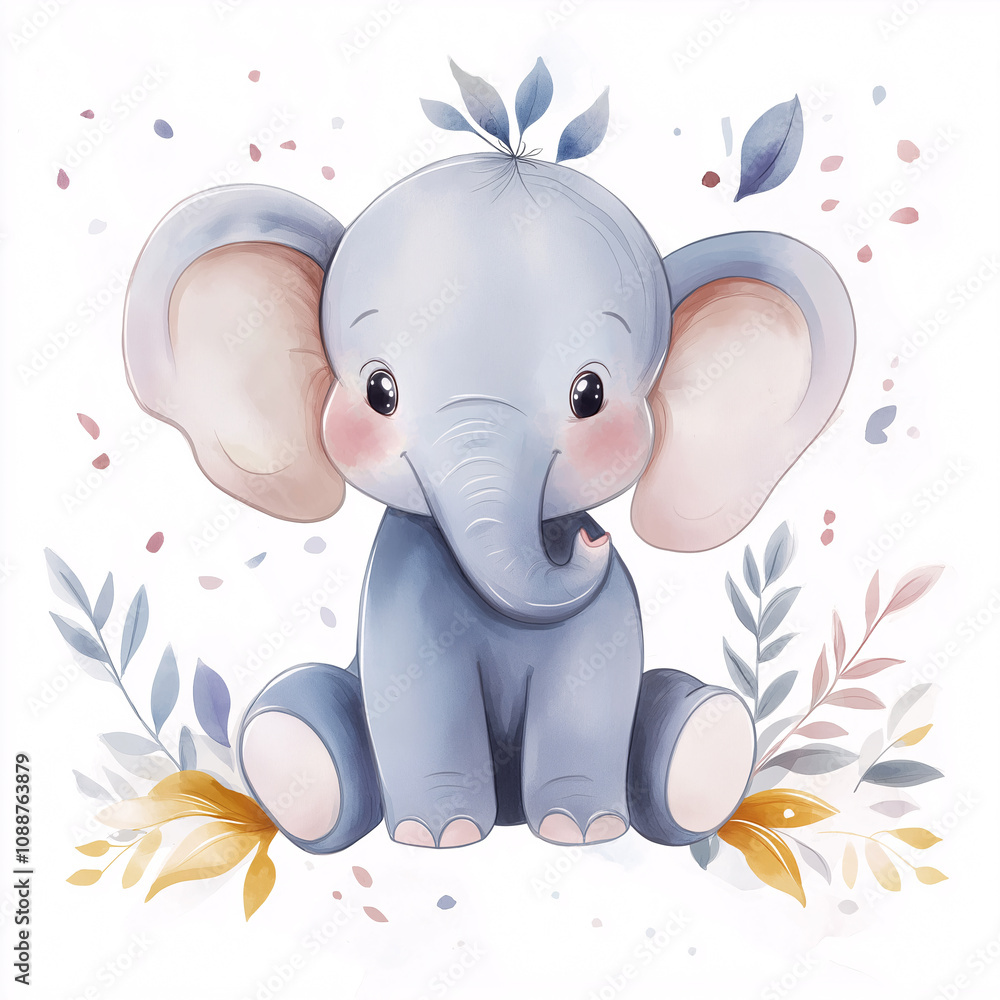 Naklejka premium Elephant