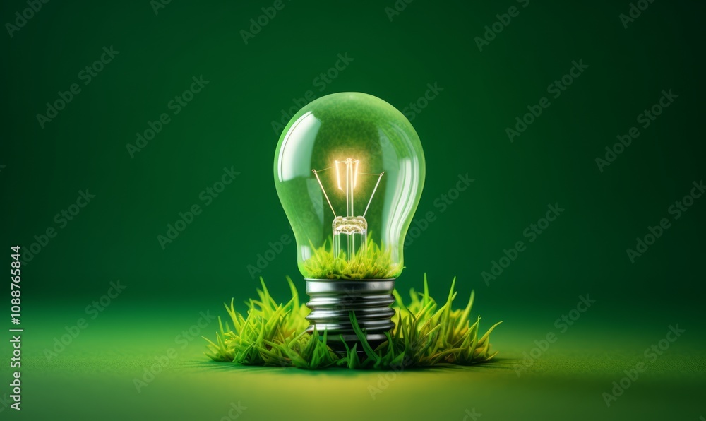 Forestpunk Aesthetic: Solarization Effect on Sculpted Eco-Friendly Light Bulb Forestpunk Aesthetic: Solarization Effect on Sculpted Eco-Friendly Light Bulb