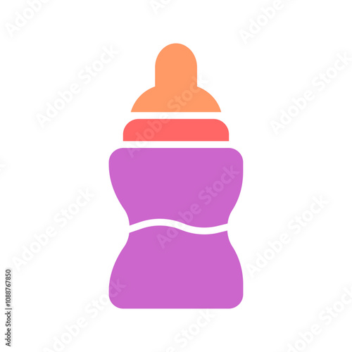 Bottle Feeding Vector Icon