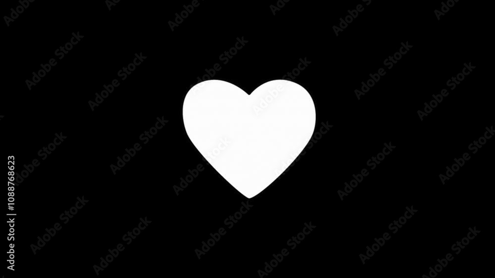 heartbeat signal icon animation. heartbeat icon animation. 2d animation line art of heartbeat heartbeat signal icon animation. heartbeat icon animation. 2d animation line art of heartbeat