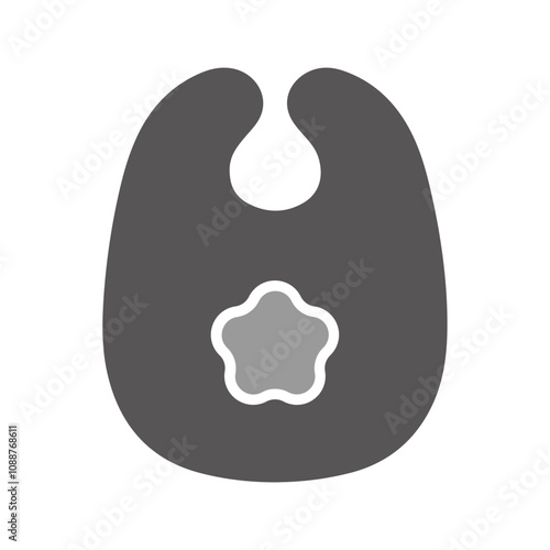 Cute Bibs Vector Icon