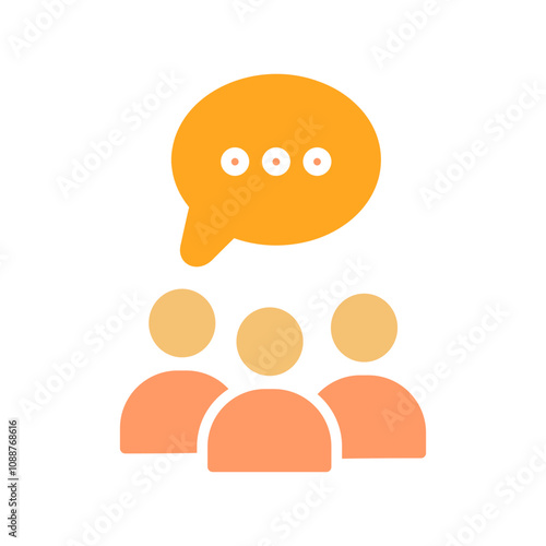 Group Chat Vector Icon
