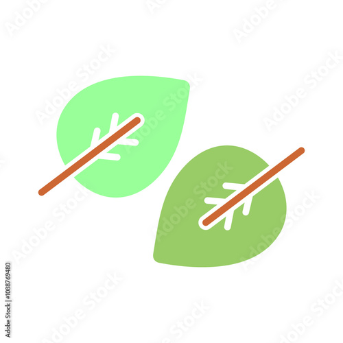 Fallen Leaf Vector Icon