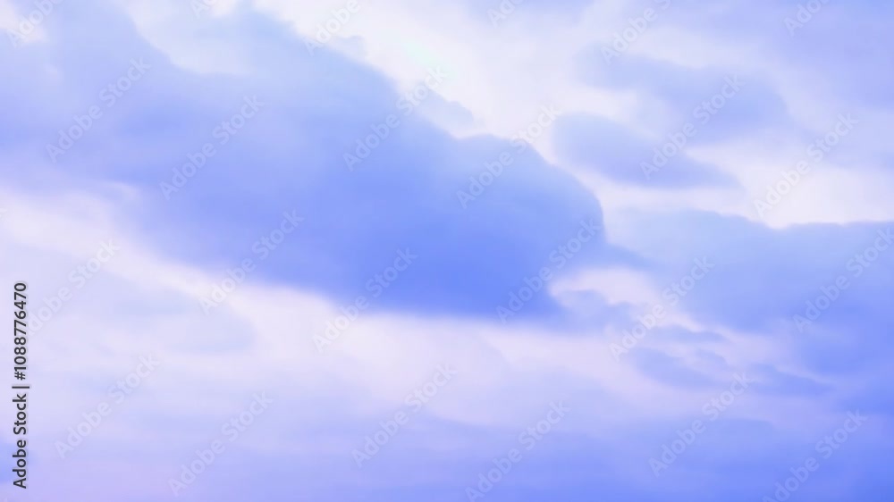 Drifting clouds creating a serene pastel sky atmosphere Drifting clouds creating a serene pastel sky atmosphere