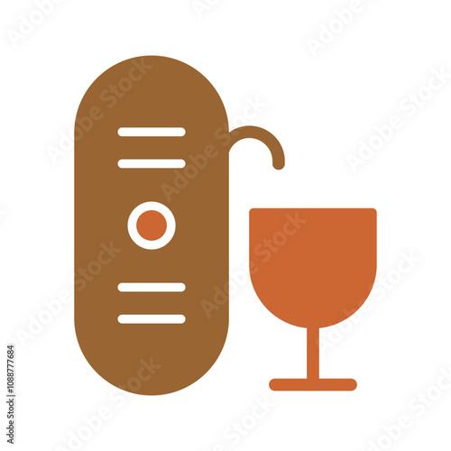 Wine Aerator Vector Icon