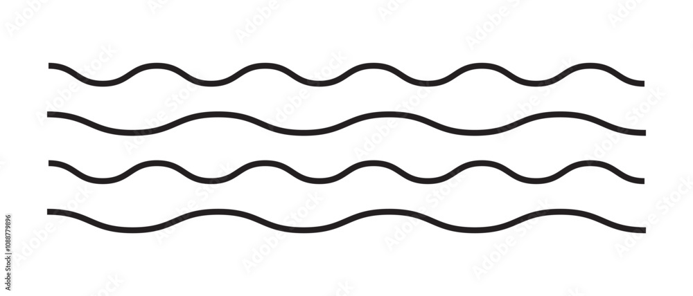Wave icon. flat and simple wave vector. vector illustration. Wave icon. flat and simple wave vector. vector illustration.
