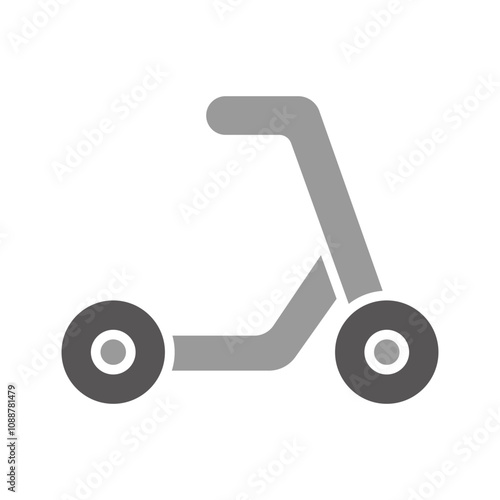 Kick Scooter Vector Icon
