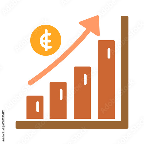 Money Growth Vector Icon