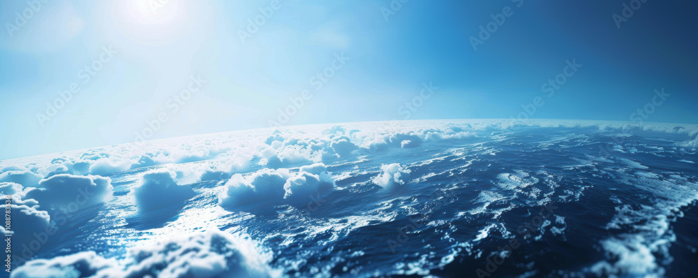 The sky is blue and the sun is shining brightly The sky is blue and the sun is shining brightly