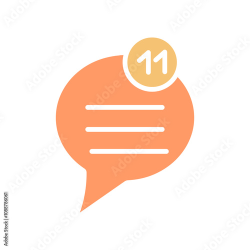 Unread Message Vector Icon