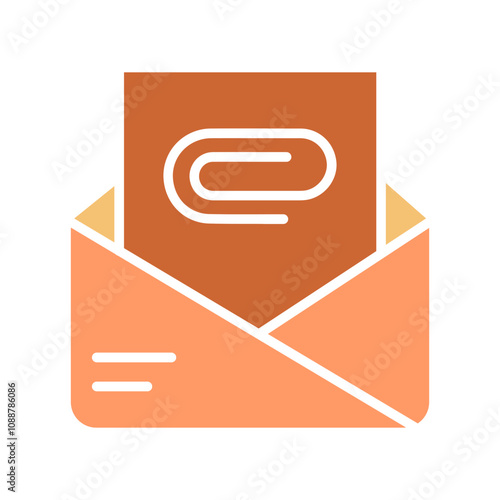 Attachment Clip Vector Icon