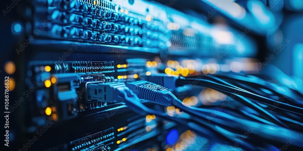 A close-up of IT solutions such as data management systems and security tools.