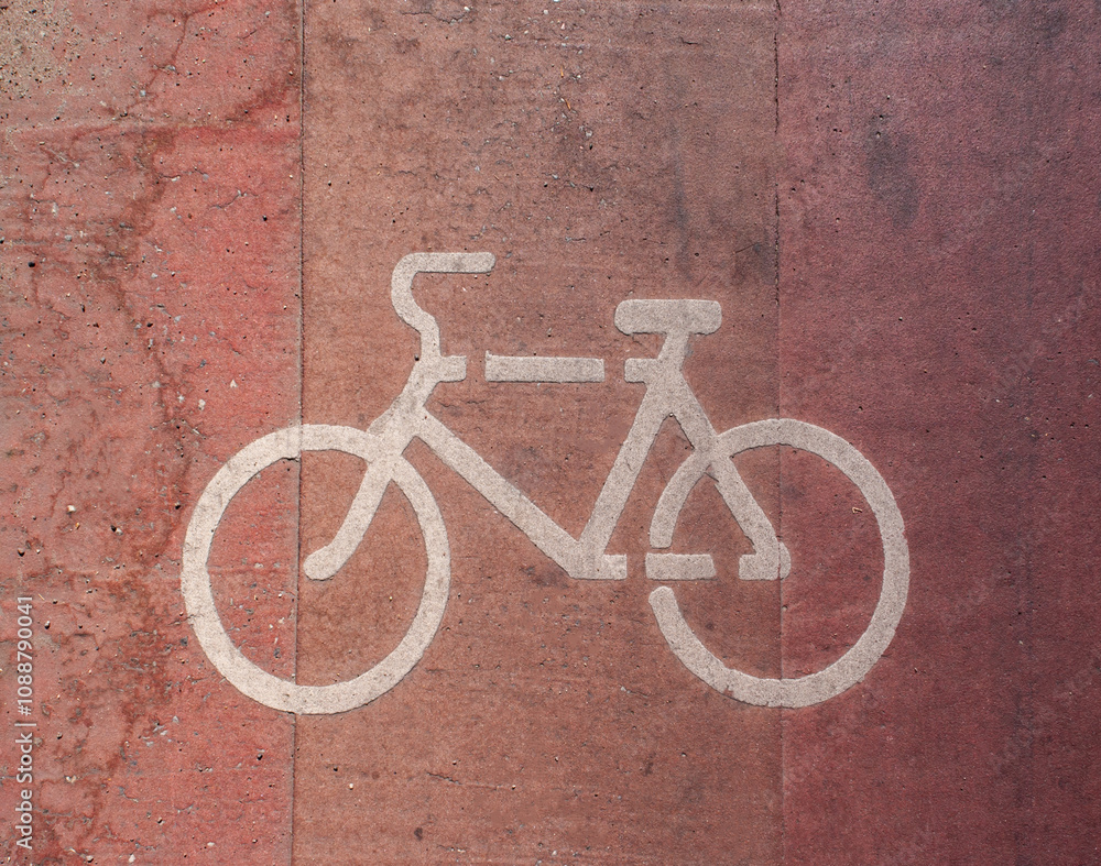 Cycle track sign Cycle track sign