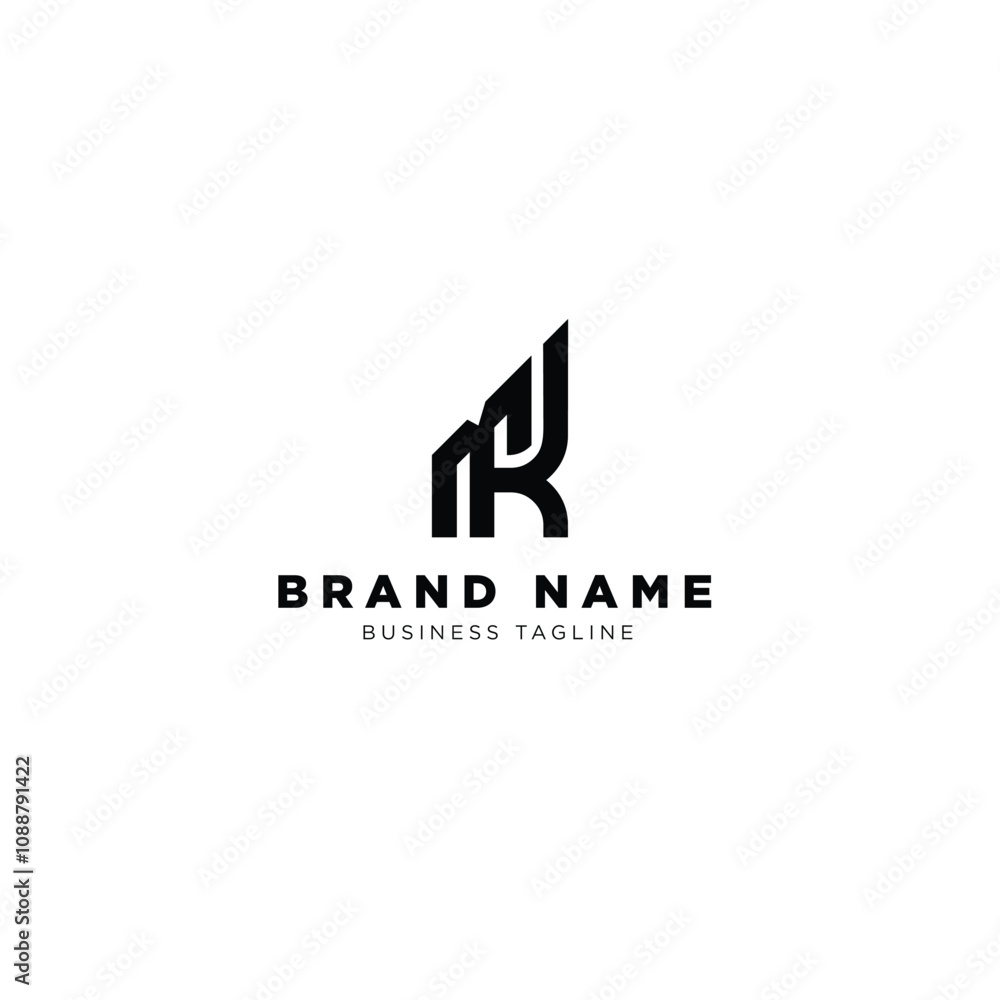 monogram letter Mk logo design symbols Initials letter monogram letter Mk logo design symbols Initials letter
