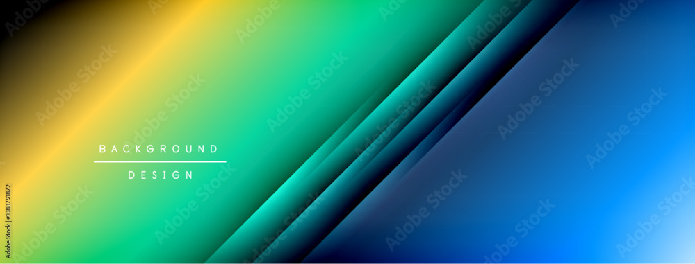 Dynamic shadow lines with gradient colors geometric background Dynamic shadow lines with gradient colors geometric background