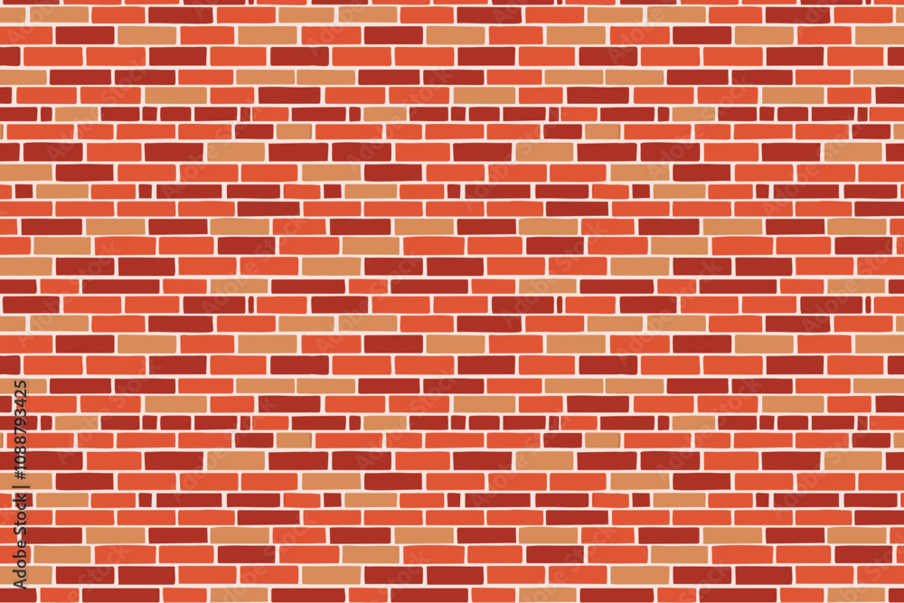 Obraz premium Red brick wall texture background, brick wall texture